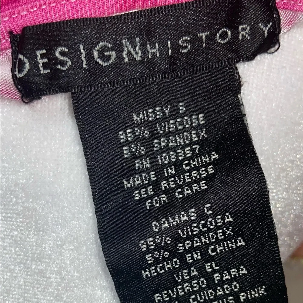 Design History Women’s Short Sleeve Cold Shoulder Tie Dyed Spandex Dress Small - Picture 11 of 11